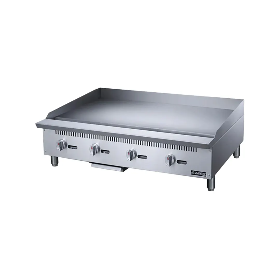 Dukers Appliance Co DCGM48 48" Countertop Manual Gas Griddle, 3/4" Steel Plate, 120.000 BTU