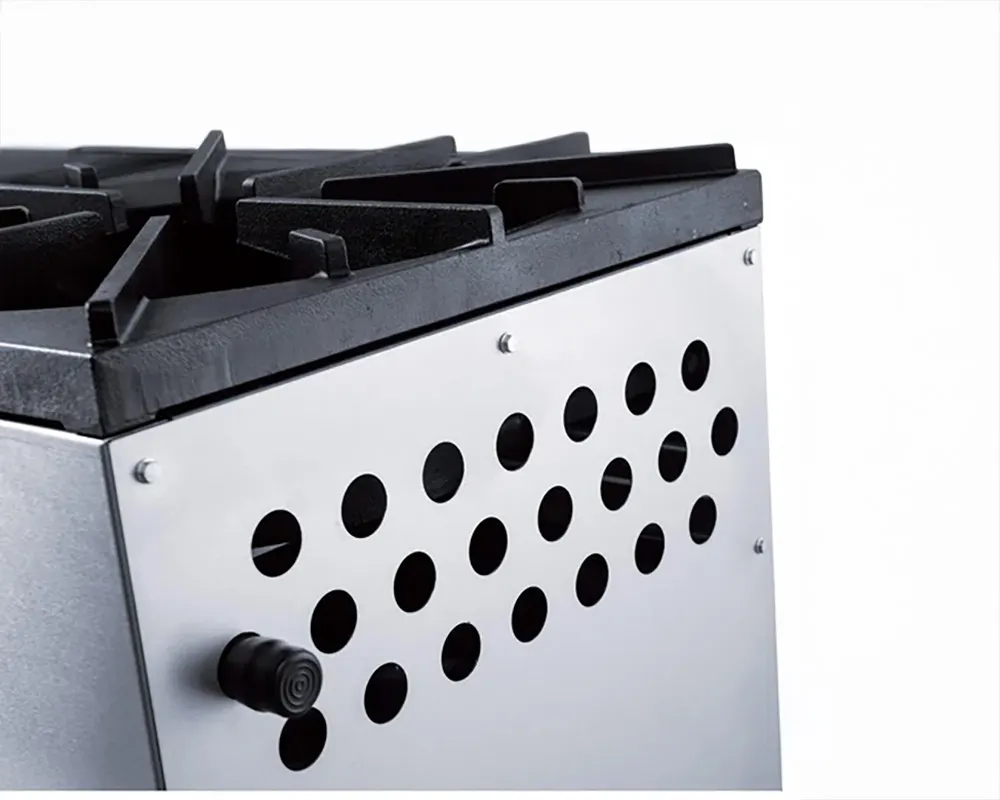 Dukers Appliance Co DCSPA1 18" (1) Cast Iron 3-Ring Burner Gas Stock Pot Range, 80.000 BTU
