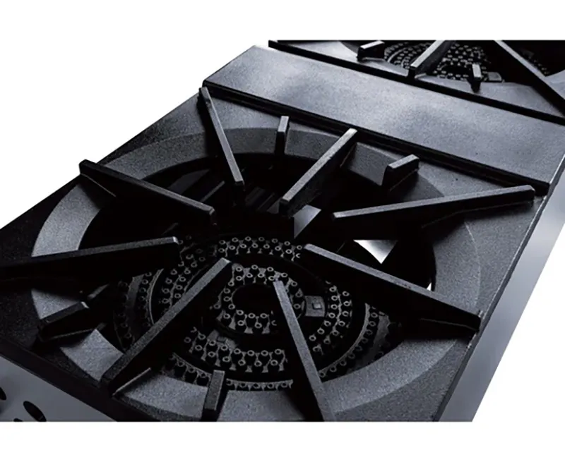 Dukers Appliance Co DCSPB2 18" Gas Stock Pot Range, (2) Three Ring Burners, Low Height, 160.000 BTU 