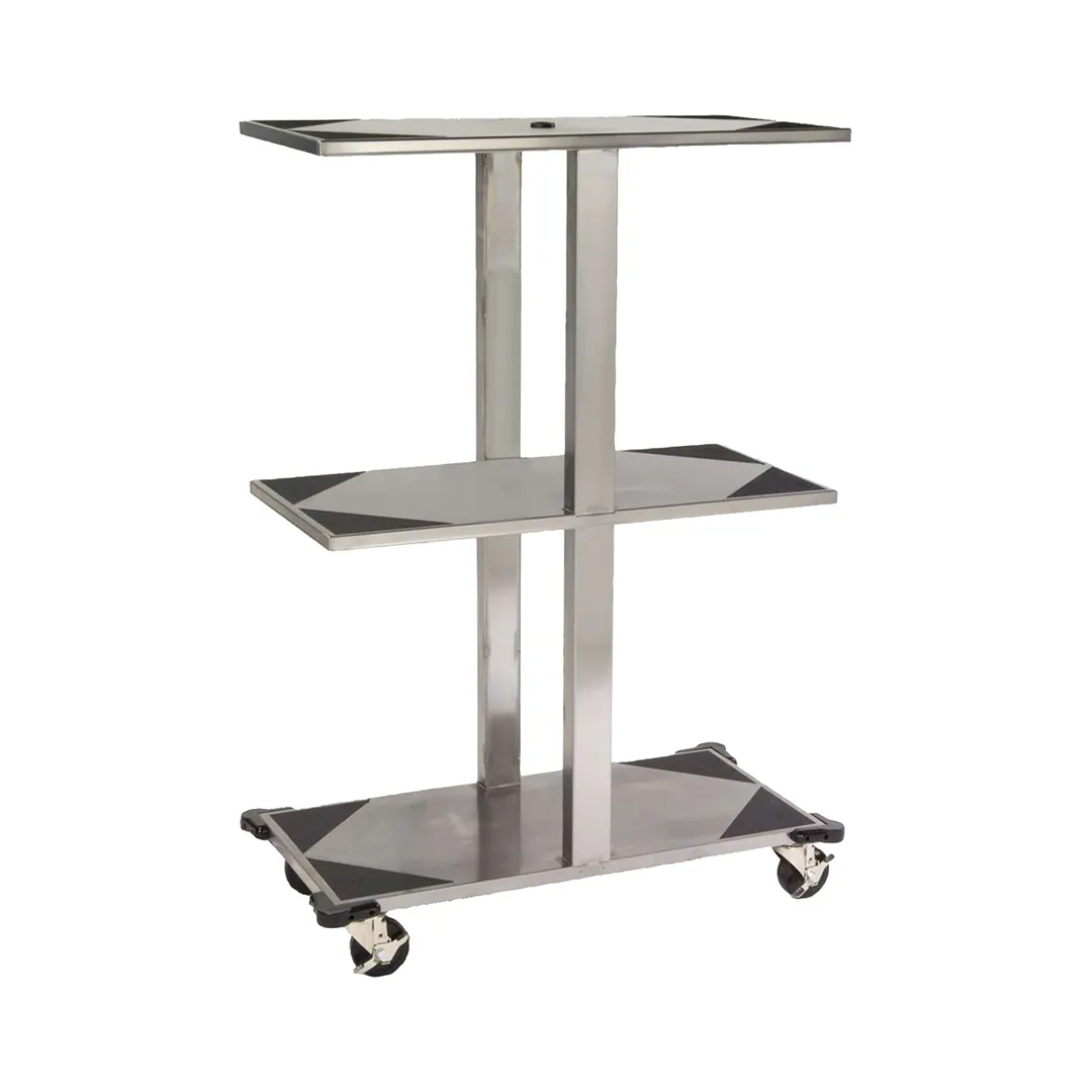 Lakeside 74550 Welded Stainless Steel Food Carrier Box Storage Rack w/ 6 Solid Fuel Boxes