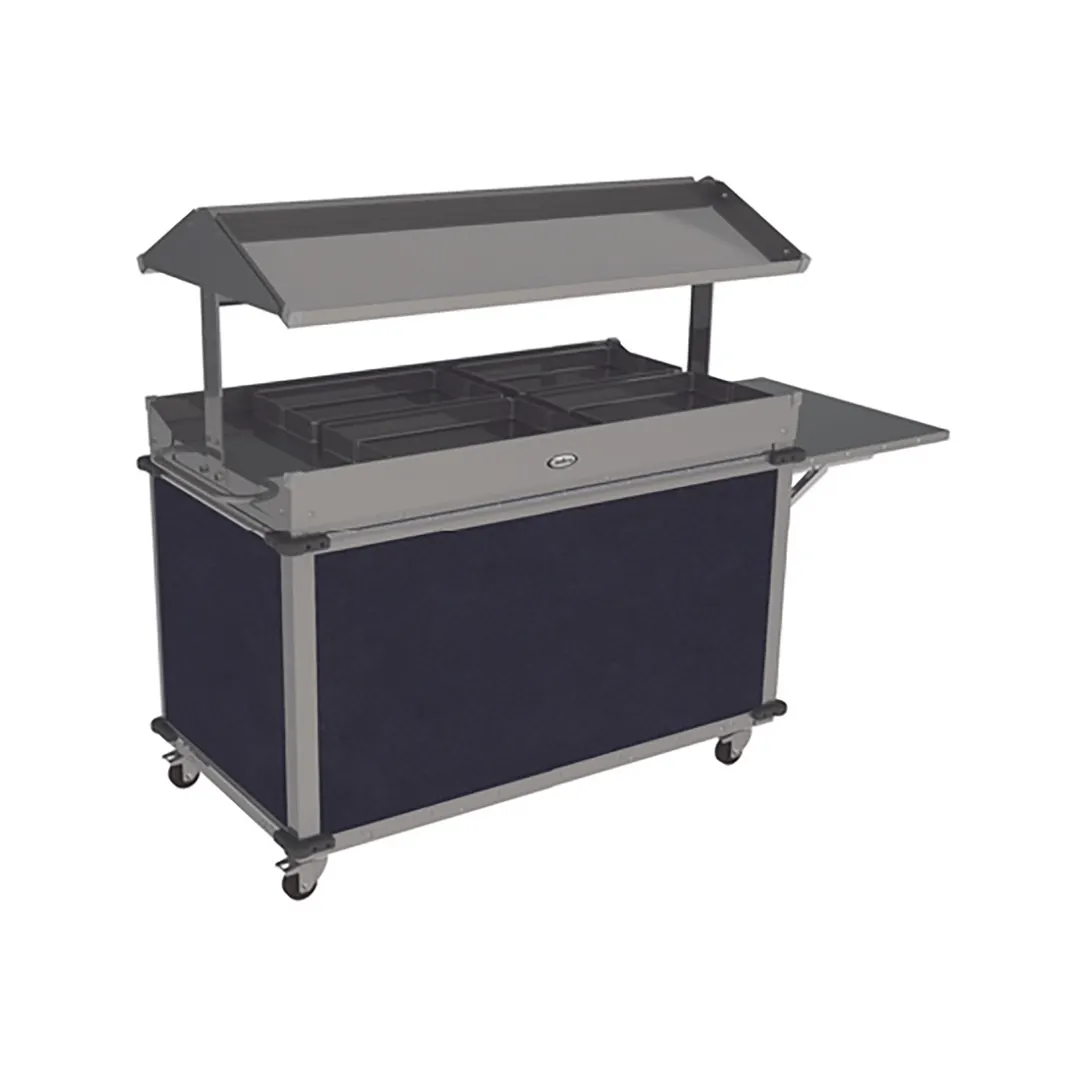 Cadco CBC-GG-B4 MobileServ® Standard Grab & Go Merchandising Cart, (4) Pan Holders