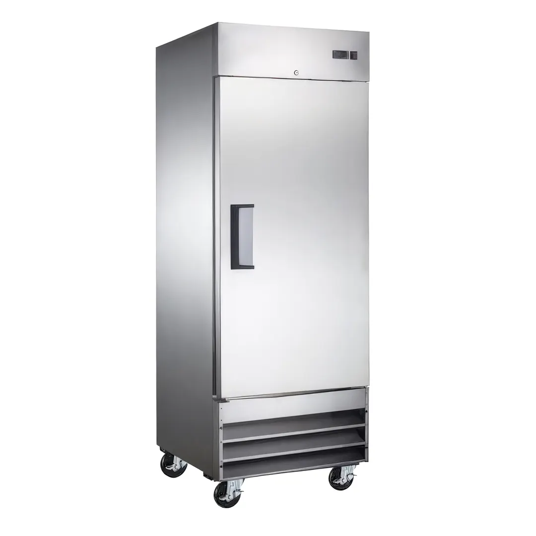 Grista GRRF-1DES 29" 1-Solid Door Reach-In Refrigerator, 23 cu. ft., Bottom Mounted