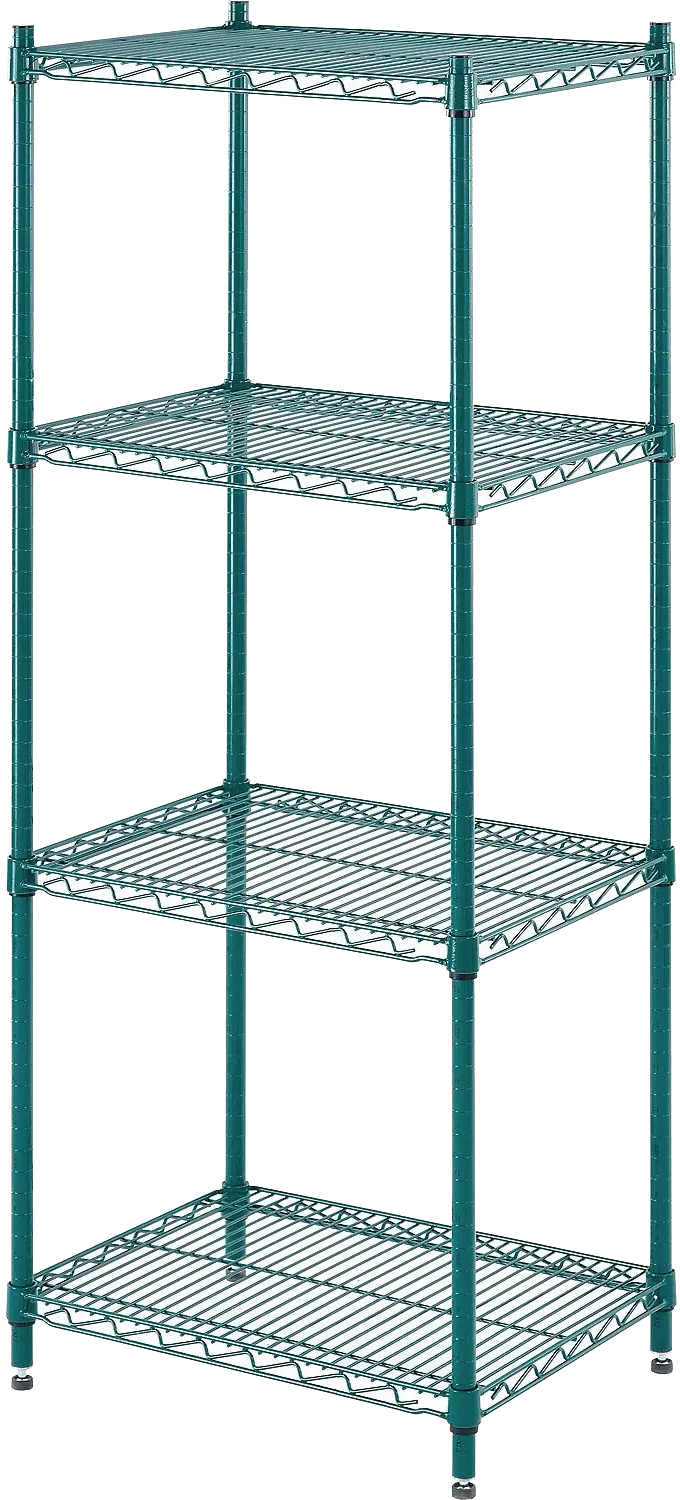 ATS GS1424-4 Wire Shelving Kit w/ (4) 14"D x 24"W Shelves