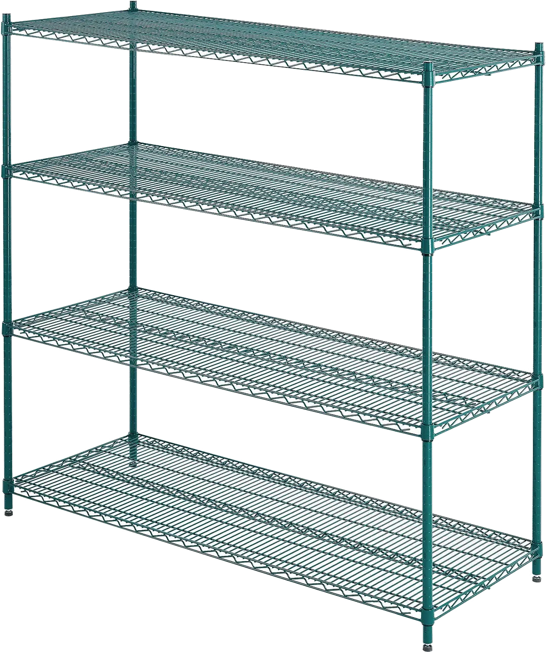 ATS GS2460-4 Heavy Duty Wire Shelving Kit w/ (4) 60"W x 24"D Shelves