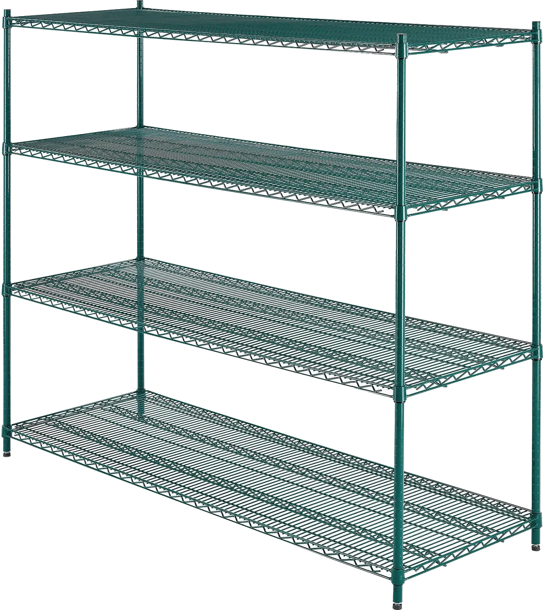 ATS GS2472-4 Heavy Duty Wire Shelving Kit w/ (4) 72"W x 24"D Shelves