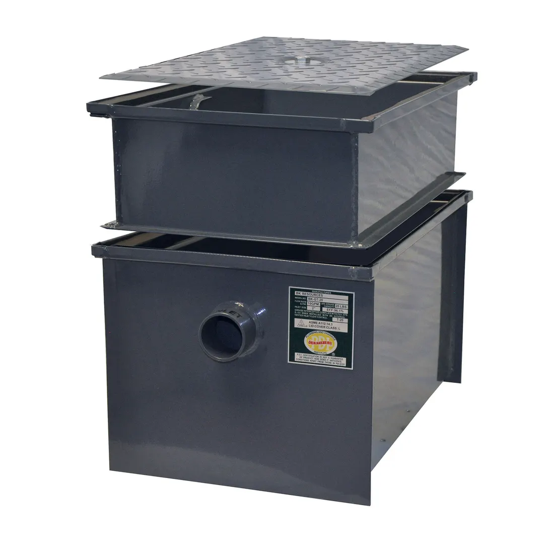 BK Resources BK-GT-EXT50 Grease Trap Extender, 6" Extension for 50‑lb BK‑GT‑50 Trap