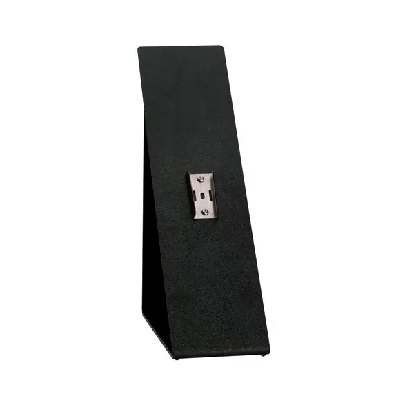Dispense-Rite SFL-STAND-1 Angled Narrow Black Plastic Stand for SFL-ADJ or SFL-TLD,15"H×5"W×11-1/4"D