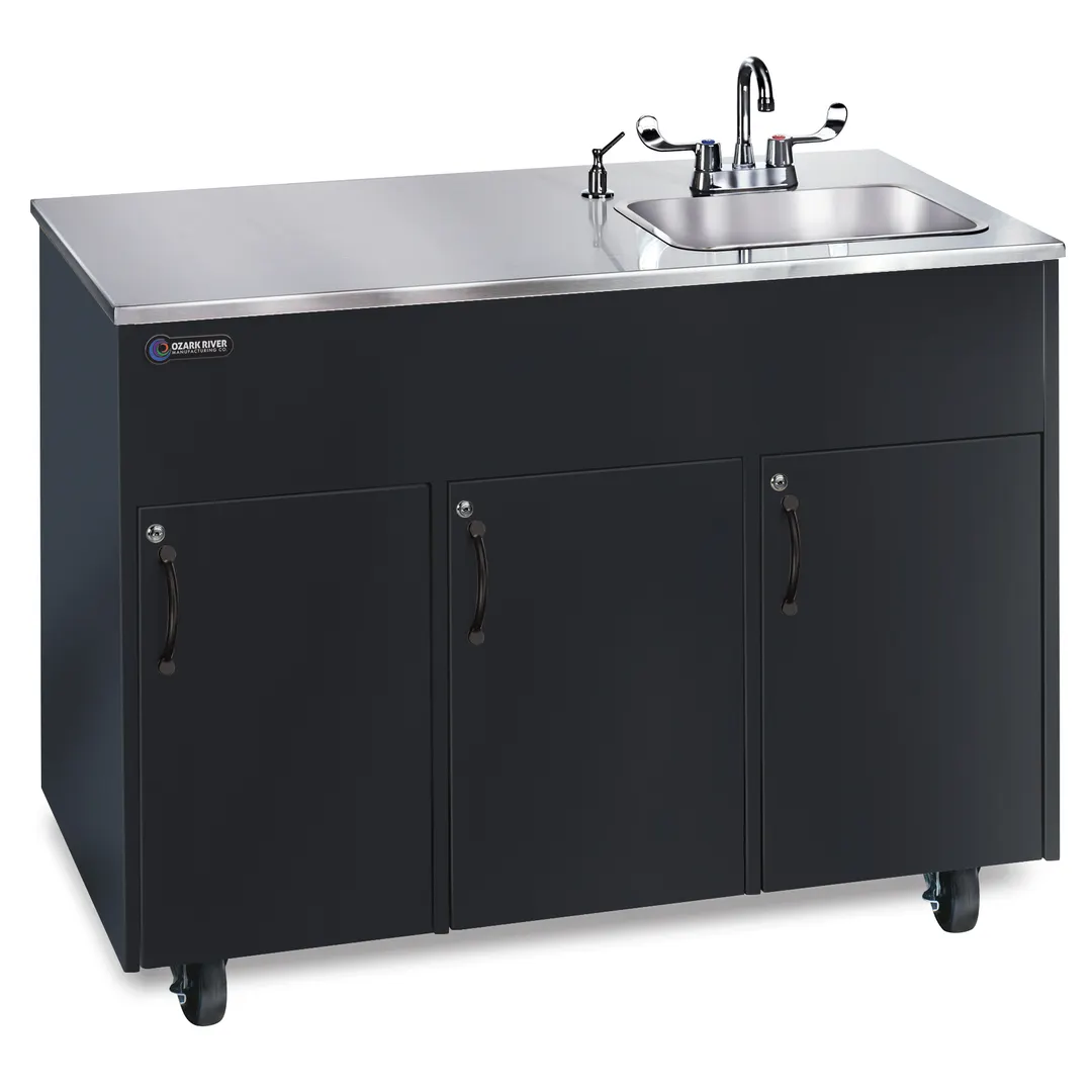 Ozark River Manufacturing ADAVK-SS-SS1DN Portable Hand Sink, Hot Water