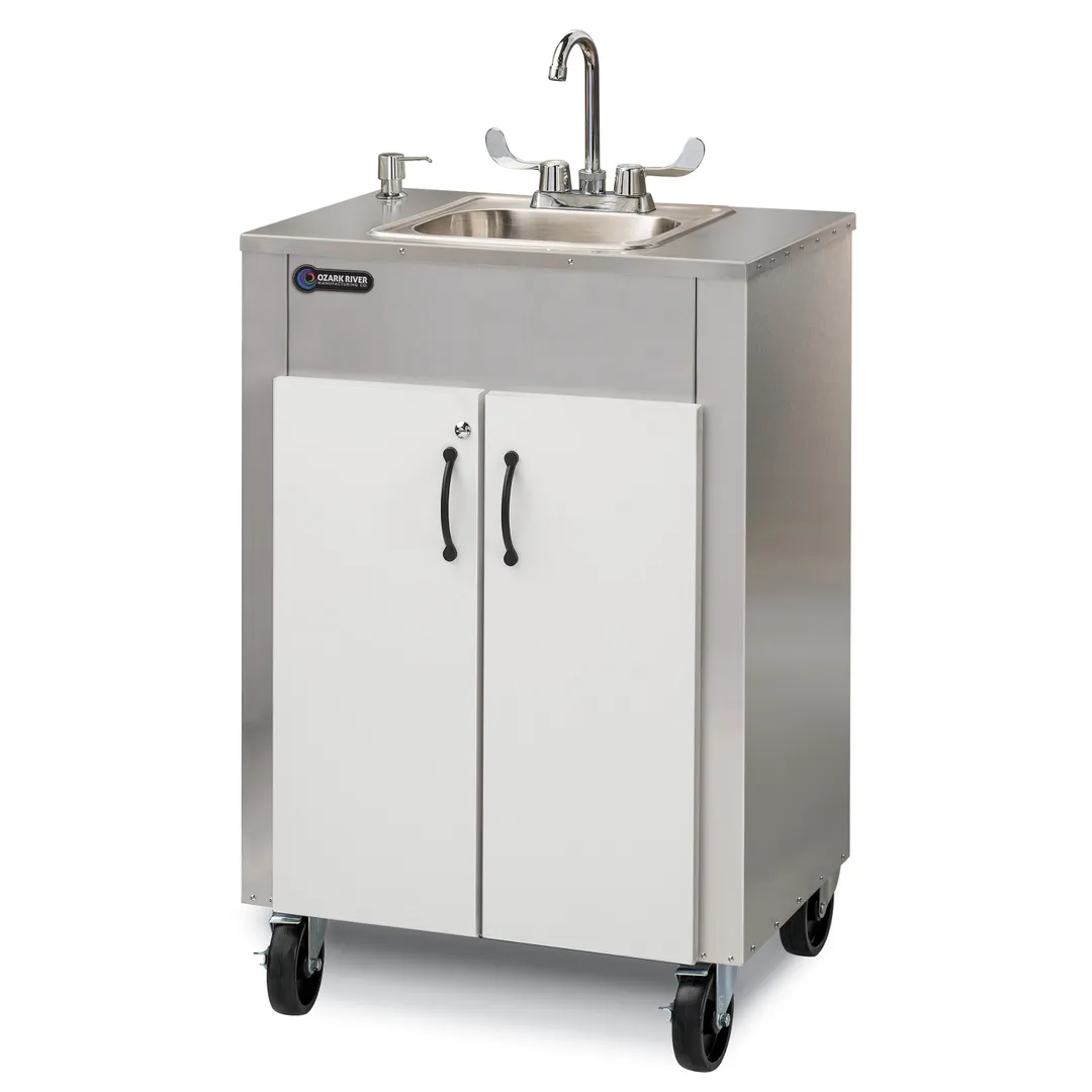 Ozark River Manufacturing ESLSWW-SS-SS1N Portable Hand Sink, Hot Water