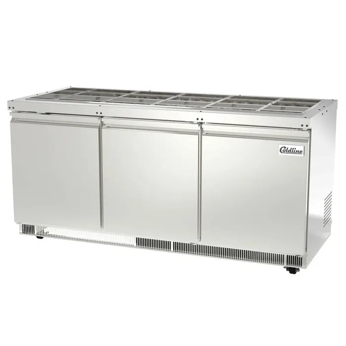 Coldline CBT-72 70"  Refrigerated Salad Bar, 14 cu. ft.