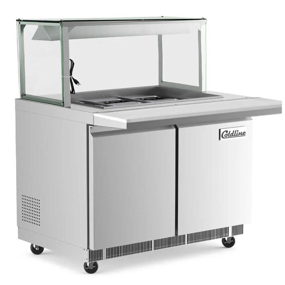 Coldline CBT48-LT 47"  Refrigerated Employee-Service Salad Bars, 14 cu. ft.