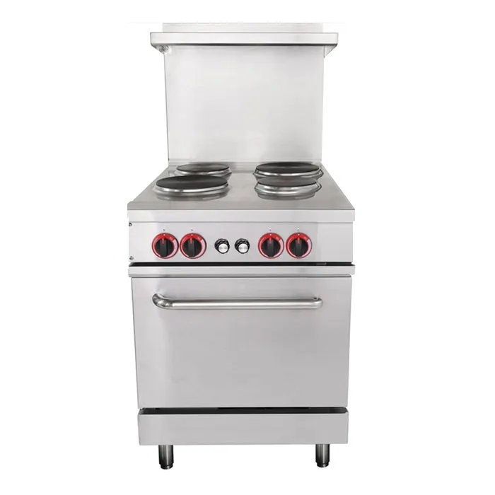 Cookline ER24-240 Cookline Electric Range, 24"W X 31.5"D X 56.5"H, (4) Burners