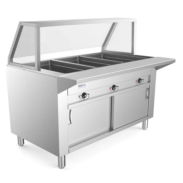 Prepline ESTC48-3S-SG Prepline Electric Hot Food Steam Table
