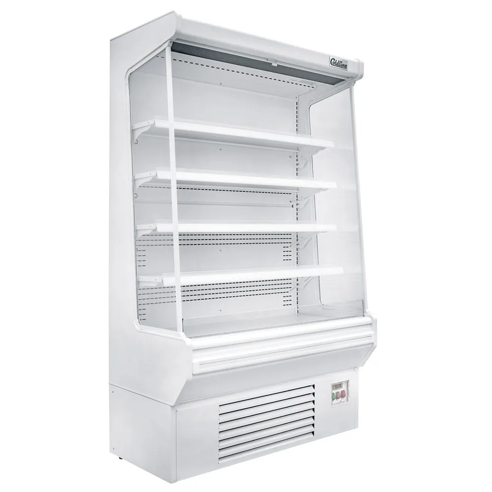 Coldline SOC-51-W 51" Open Air Refrigerated Merchandiser in White, 4 Shelves, 18.1 cu. ft.