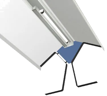 Duke LED-6 Led Light Under Shelf, Wired To Base, 120V/60/1-Ph
