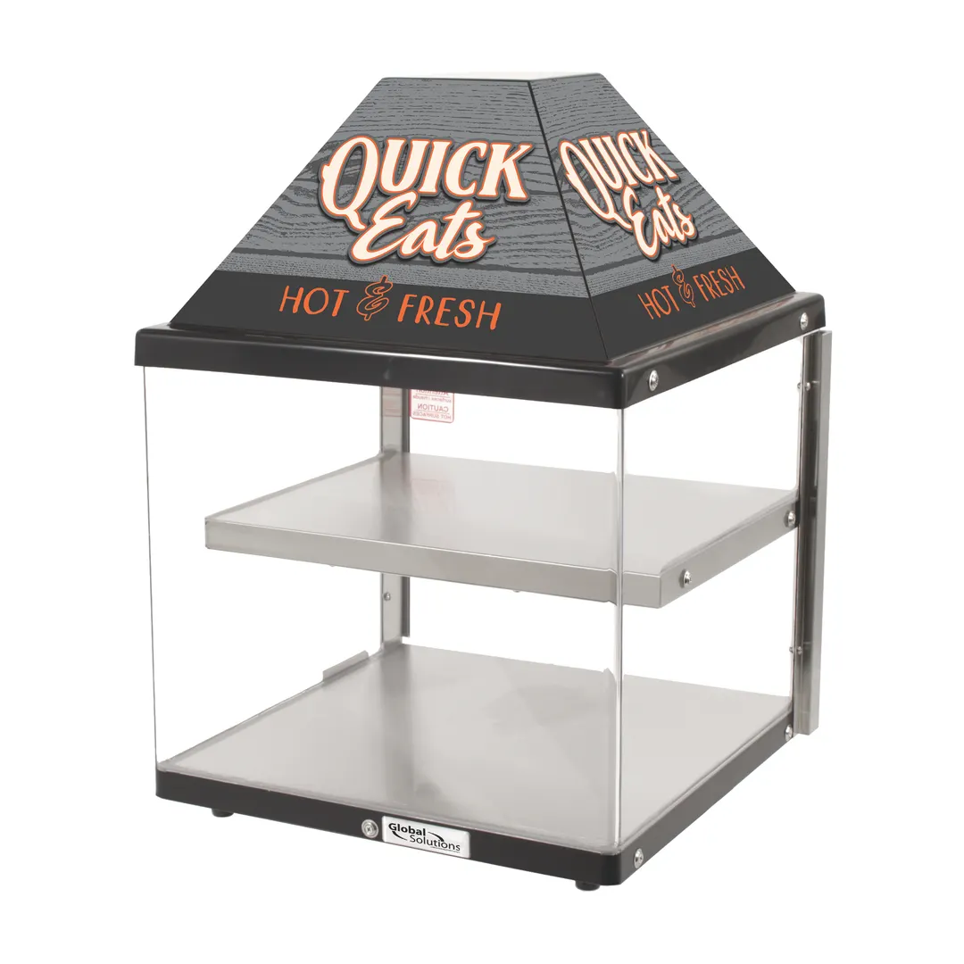 Global Solutions by Nemco GS1410 18" Countertop Heated Food Merchandiser