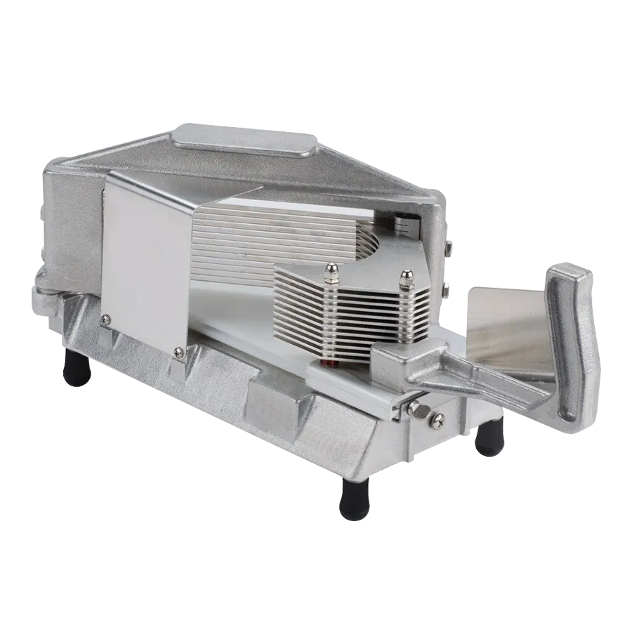 Global Solutions by Nemco GS4100-A Tomato Slicer, 3/16" Manual Straight Blade, Aluminum Housing, Non‑Skid Feet