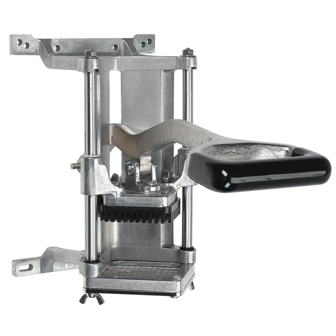 Global Solutions by Nemco GS4450-B - 3/8" Wall Mount French Fry Cutter, Aluminum Body, Square Blade, Grip