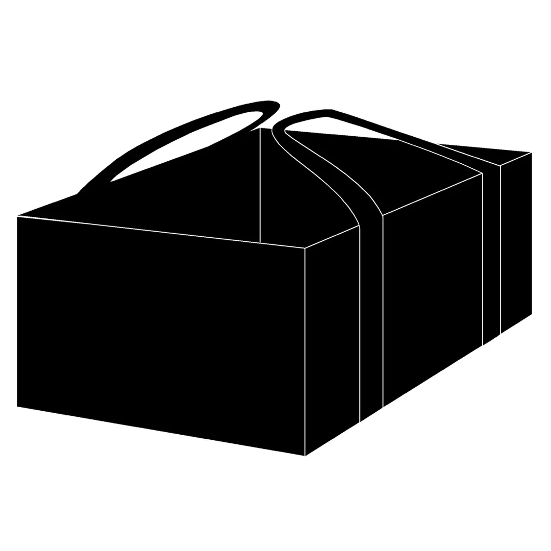 Cadco OV013CB Carry Bag, 14 oz Vinyl, 18" Sides, Black, Velcro Closure, Heavy Duty