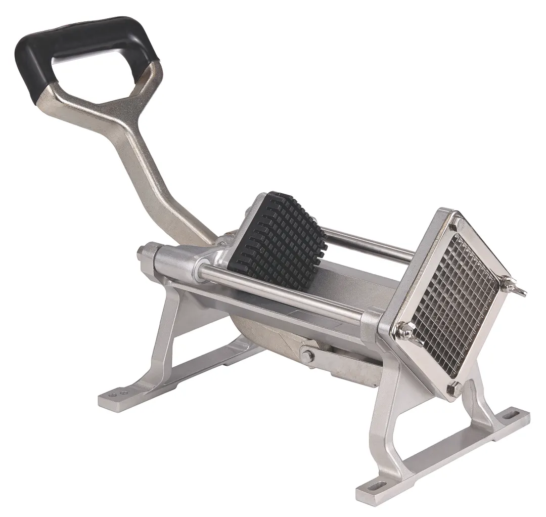 Hubert 66898 Chronos French Fry Cutter – 10"W x 9"D x 20"H, 1/4" Stainless Blade, Heavy Duty, Cuts Potatoes 6"