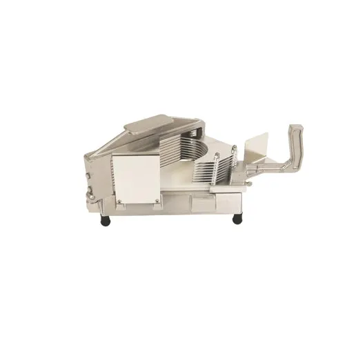 Hubert 79572 Chronos® Tomato/Vegetable Slicer, 8"W x 8"D x 15"H, Stainless Blades, Aluminum, 3/16" Slicing