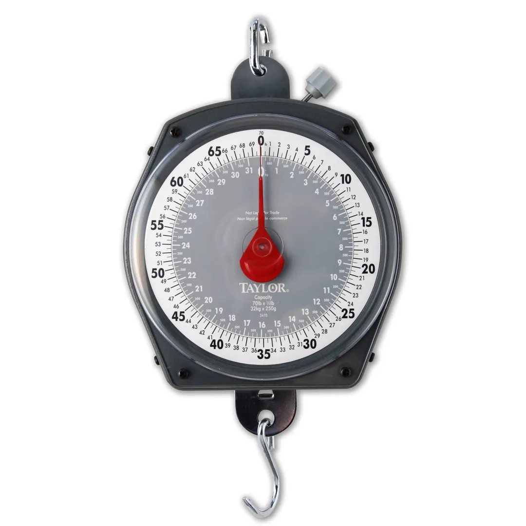 Taylor Precision 34704104 Industrial Hanging Scale, Dial
