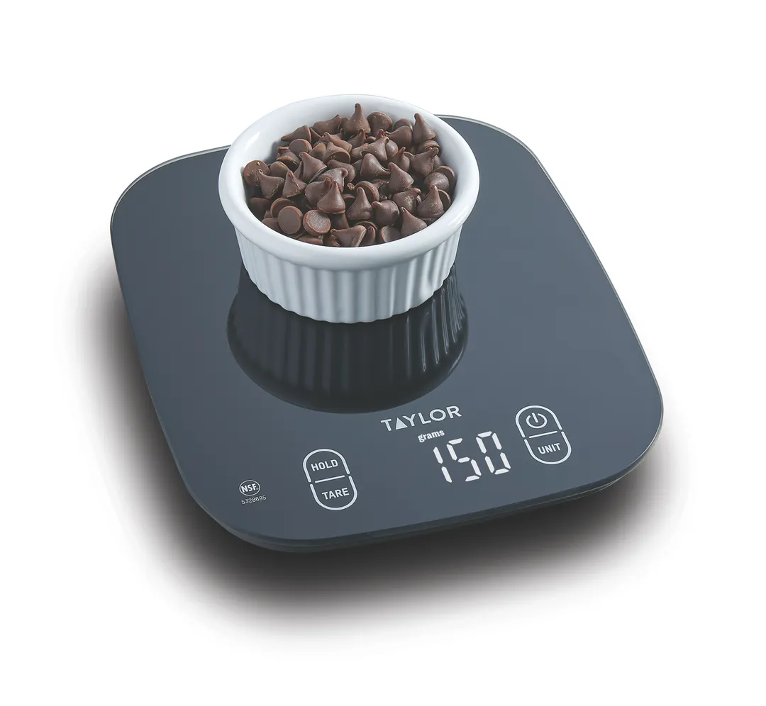 Taylor Precision 5328695 Waterproof Digital Scale, 11 Lb, Black