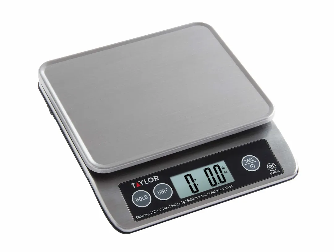 Taylor Precision 5330590 Stainless Steel Scale with Adapter