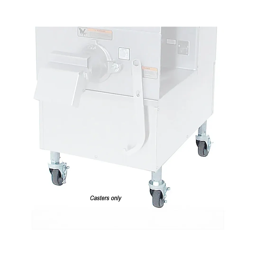 Hobart MGLEG-AJC12 - Long Adjustable Legs, 12-11/16 to 17-1/2” Tall, 4” Casters, Lockable Swivel, Meat Grinder Parts