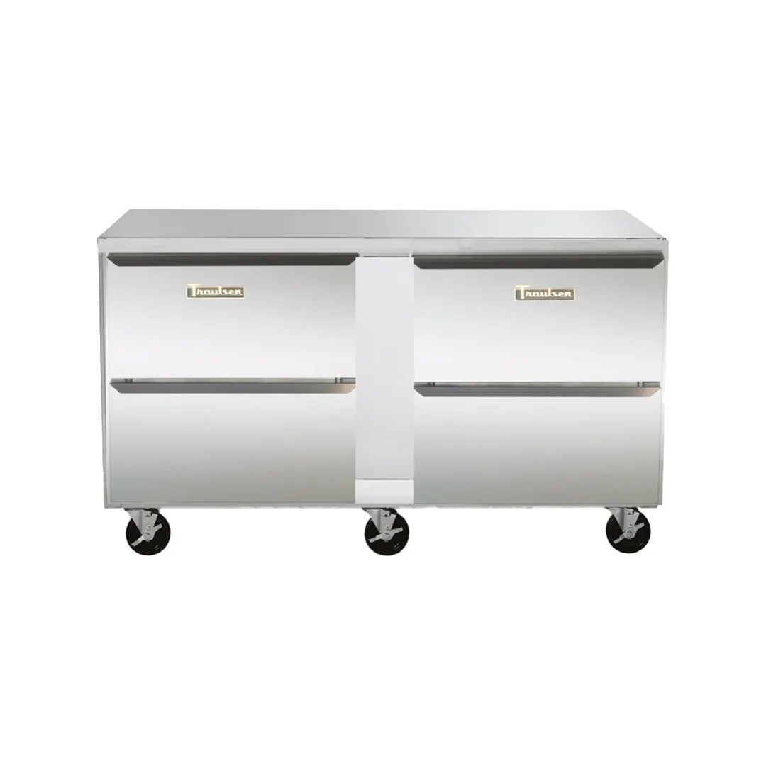 Traulsen UHT72-DD 72" 4-Drawer Undercounter Refrigerator, Stainless Steel, Front Breathing, 20.5 cu. ft.