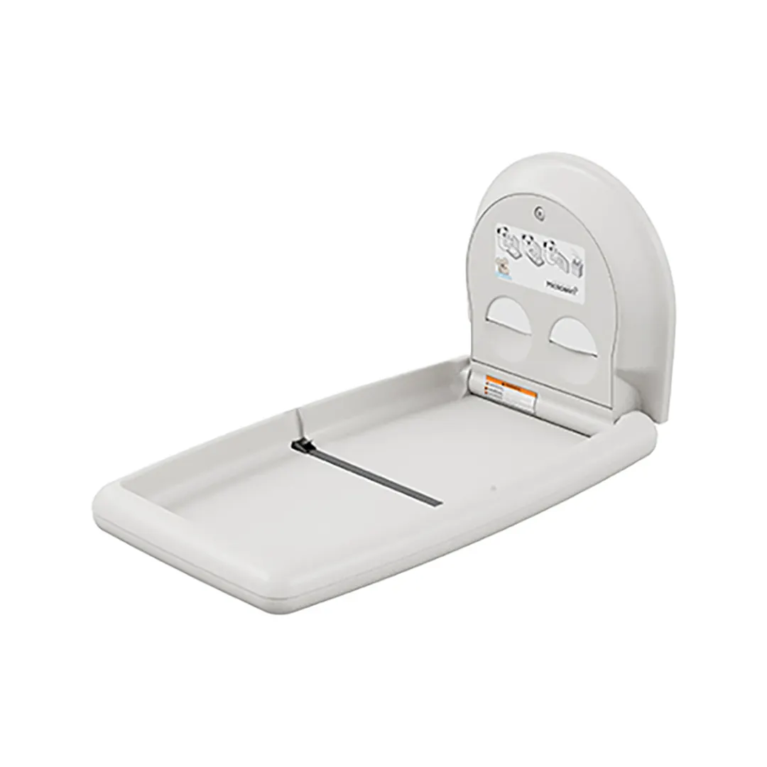 Koala KB301-05SS Vertical Wall Baby Changing Station, Veneer, Microban, 32" Wide, Granite - 1/Each