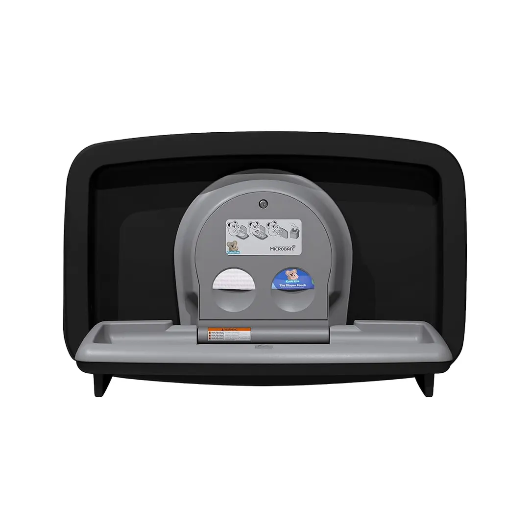 Koala KB310-SSWM-MBLK Baby Changing Station, Horizontal, Recessed