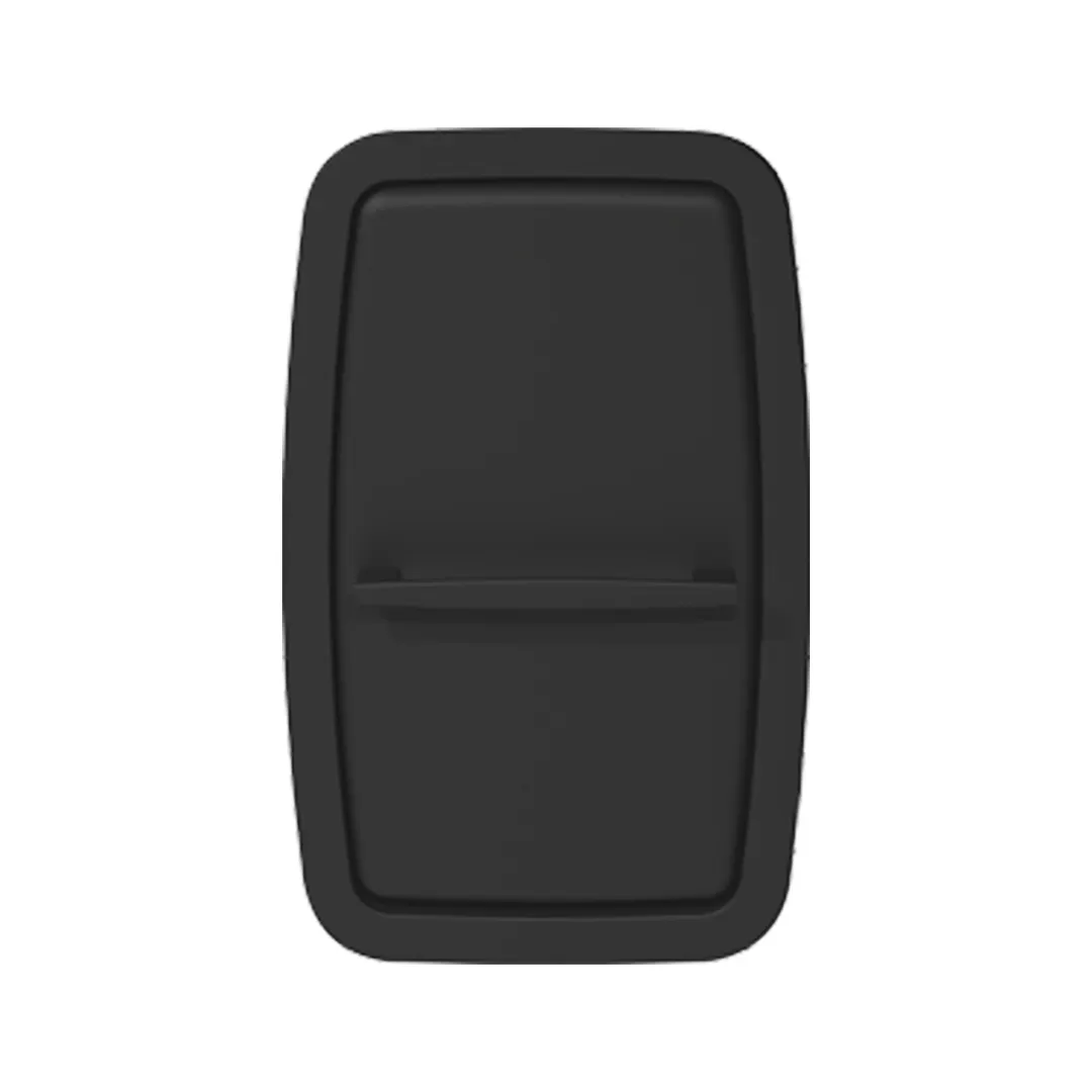 Koala KB311-SSRE-MBLK Horizontal Recessed Baby Changing Station, Matte Black, Microban Steel Chassis