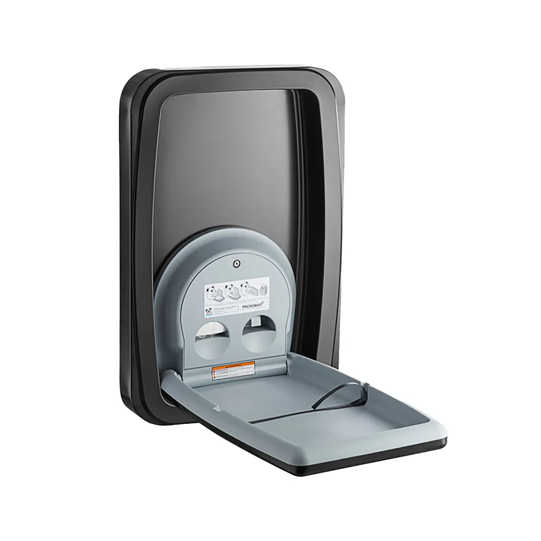 Koala KB311-SSWM-MBLK Baby Changing Station, Horizontal, Recessed