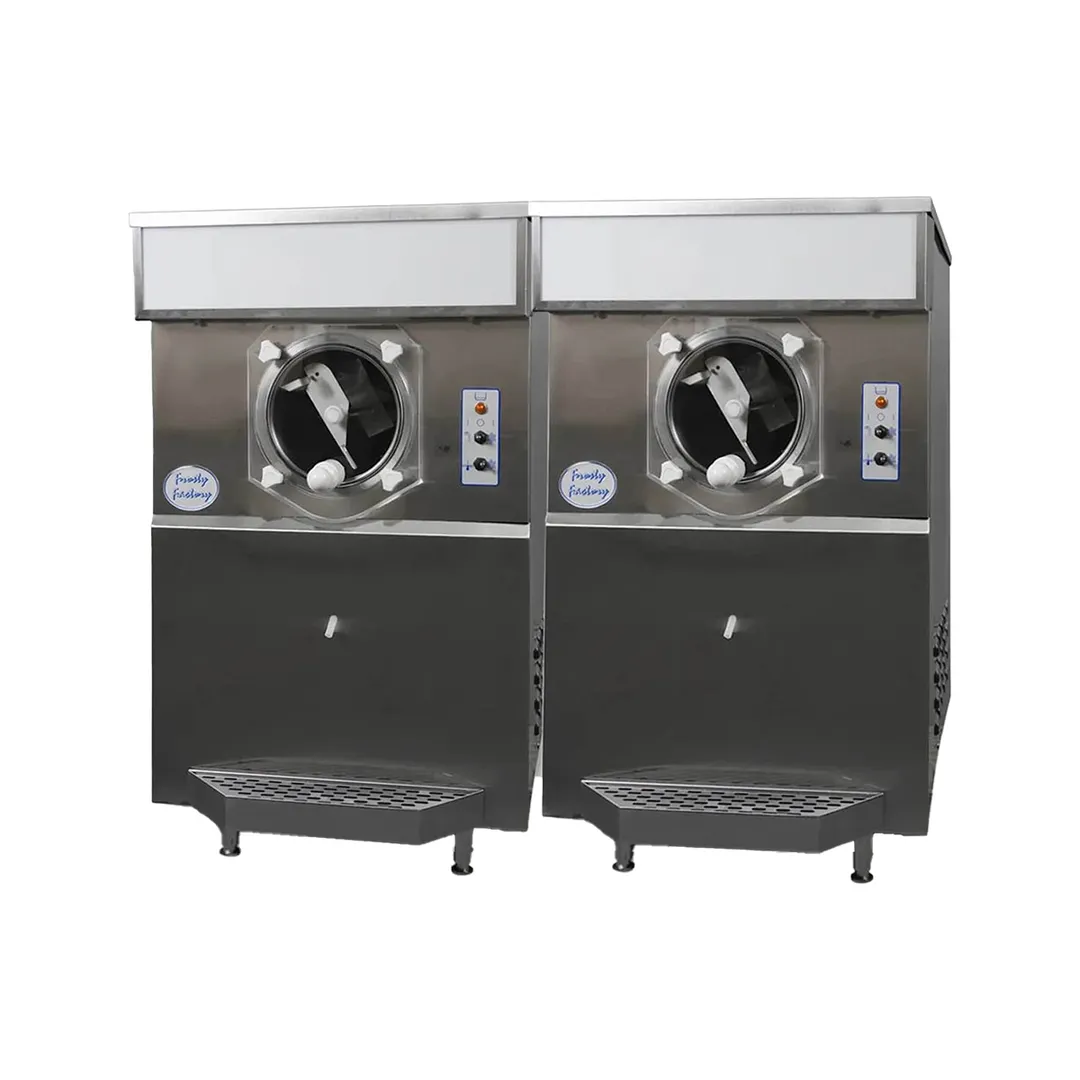 Frosty Factory 289R 2/1 Cylinder Type Frozen Drink Machine,Remote w/(2) 24qt. Hopper (2 Disp/1 Cond)