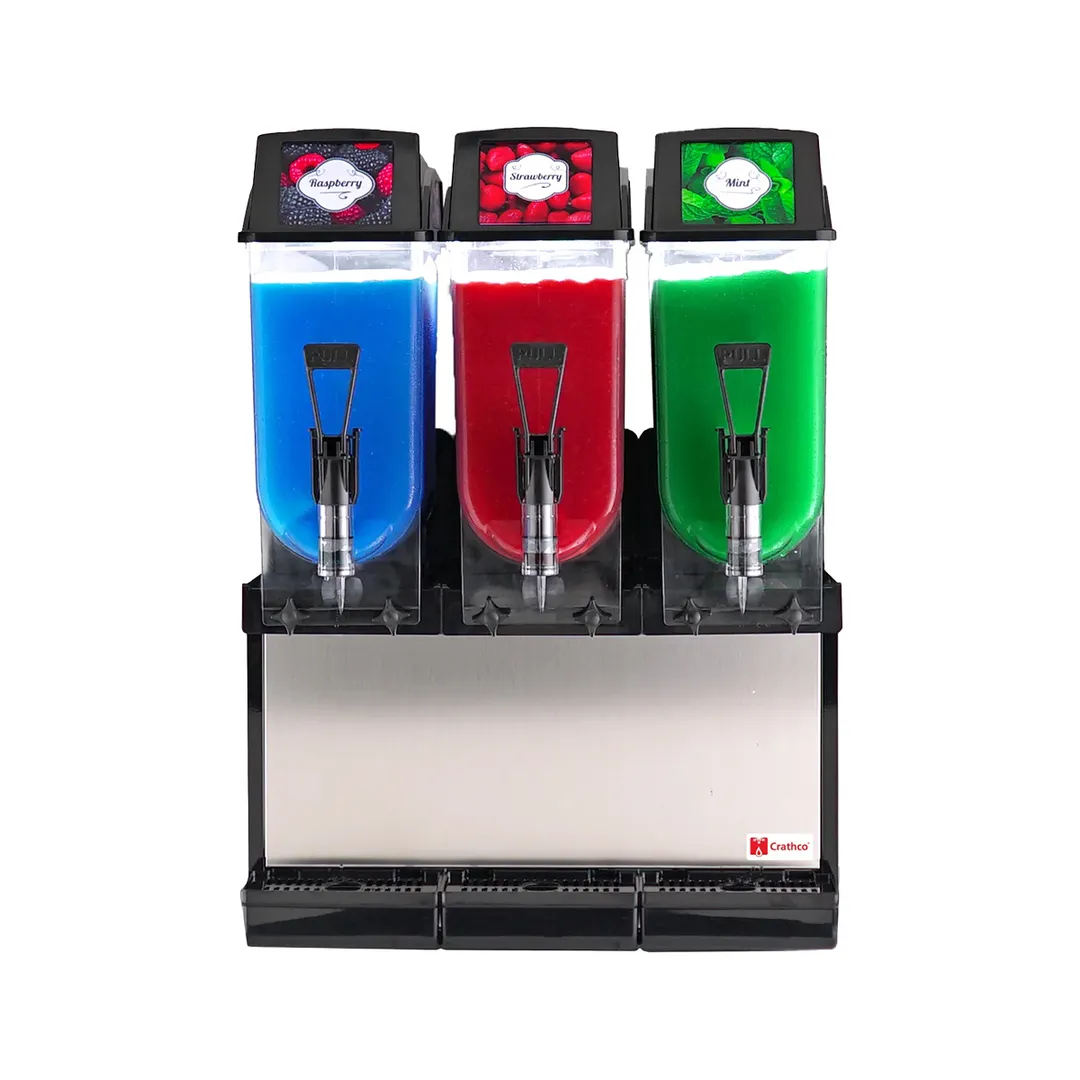 Crathco® Frosty 3 Bowl Type Frozen Granita Dispenser w/3.2 gal - 1350W/115V - Triple