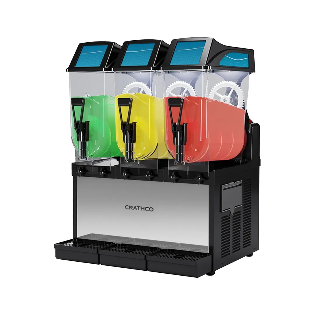 Crathco® Frosty 3 Bowl Type Frozen Granita Dispenser w/3.2 gal - 1350W/115V - Triple