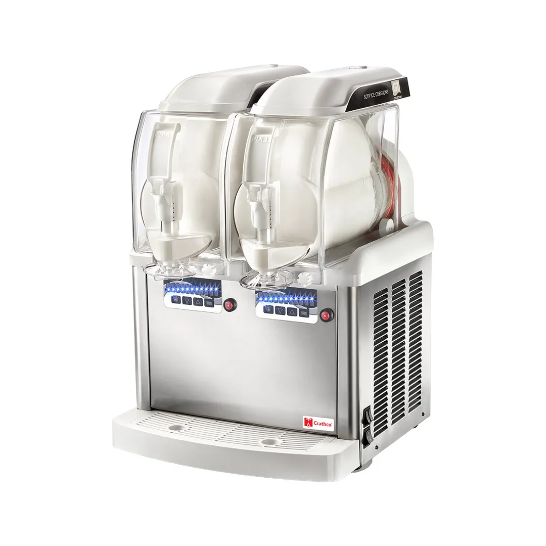 Crathco® Gt Push 2 Bowl Type Frozen Dessert Dispenser w/1.3 gal - 750W/115V - Double