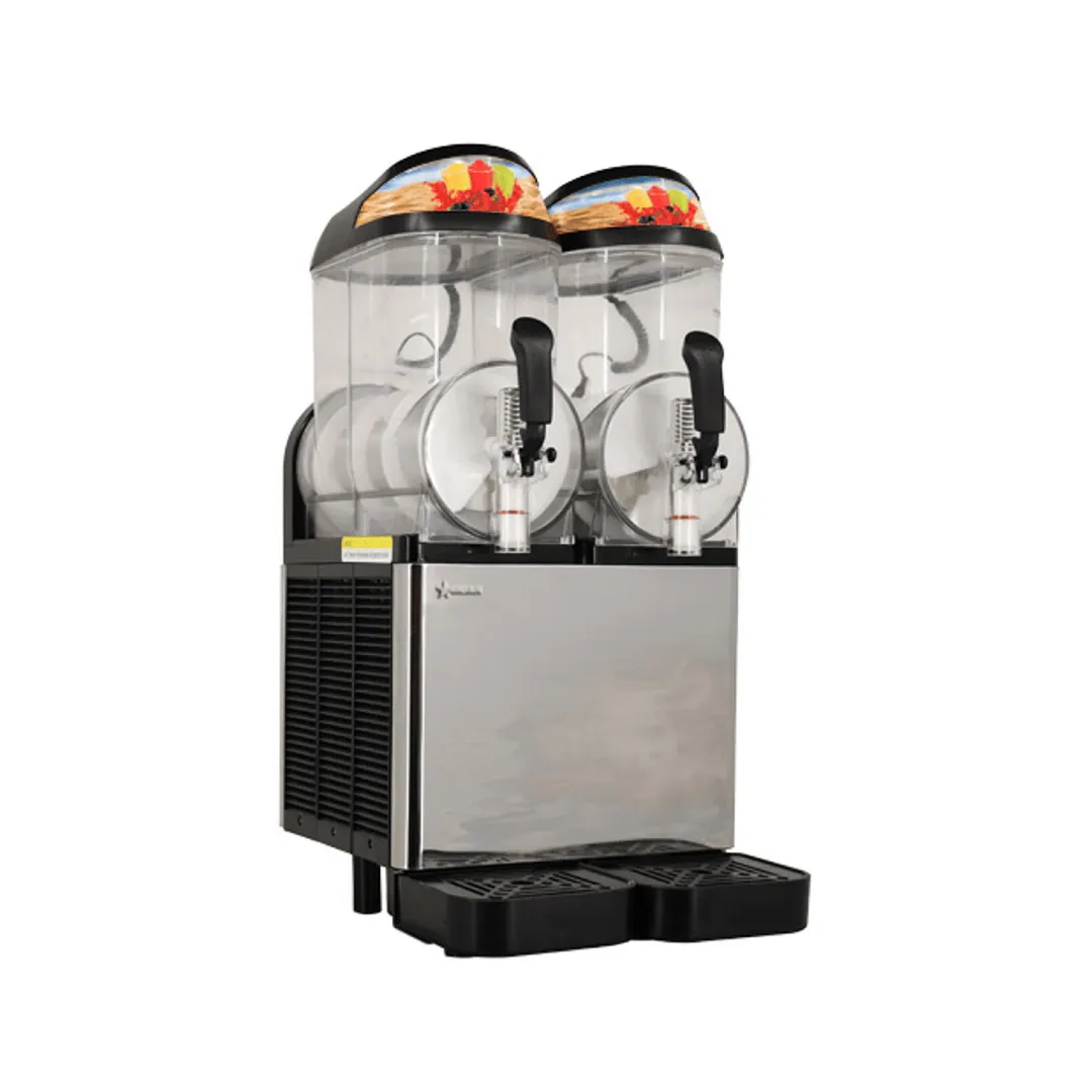 Omcan USA 47082 Bowl Type Non-Carbonated Frozen Drink Machine w/3.2 gal - 560W/115V - Double