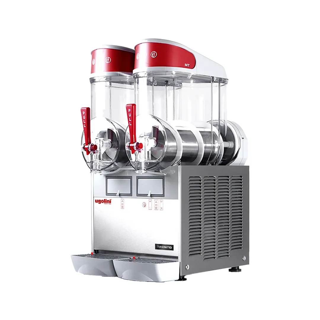Omcan USA 49082 Bowl Type Non-Carbonated Granita/Frozen Drink Machine w/2.6 gal -1100W/115V- Double