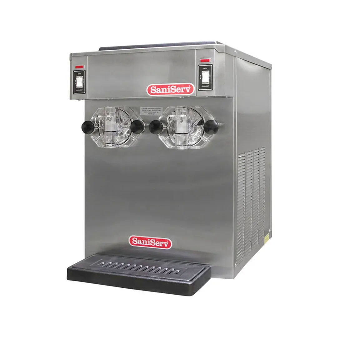 SaniServ 798 Cylinder Type Frozen Drink Machine, Air-Cooled w/7 qt. Hopper - 3/4hp-115V - Double