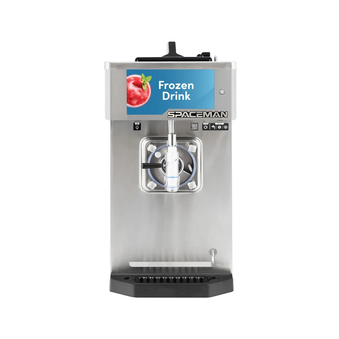Spaceman 6650-C Cylinder Type Frozen Beverage Machine, Air Cooled w/16qt. Hopper, 1-3/4hp - Single