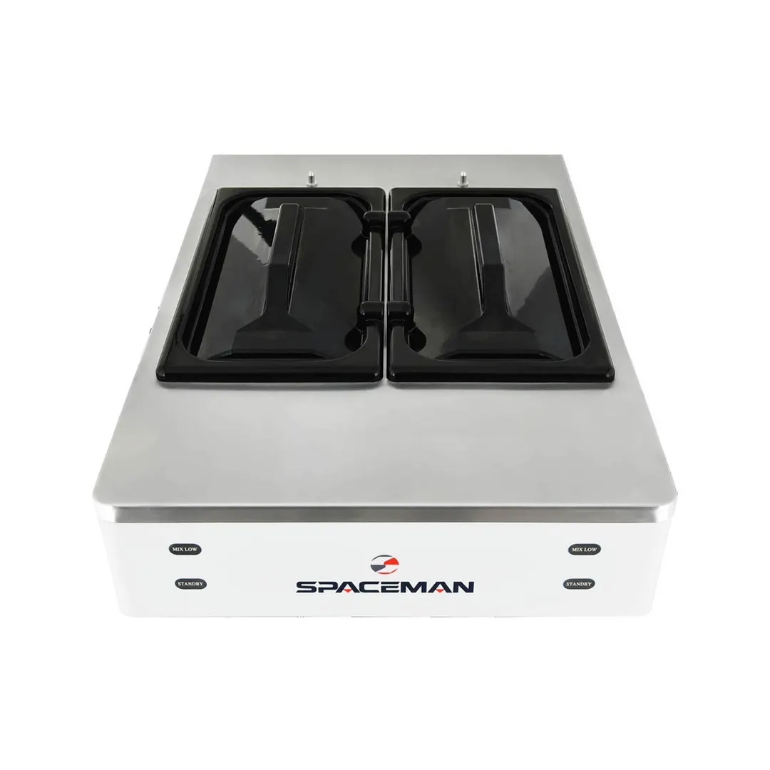 Spaceman 6695-C Cylinder Type Frozen Beverage Machine, Air Cooled w/12qt. Hopper, 3-1/2hp - Double