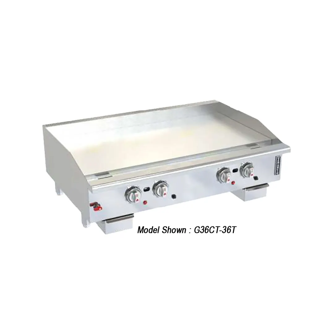 Venancio USA G60CT-60T 60" Countertop Gas Griddle with Thermostatic Control