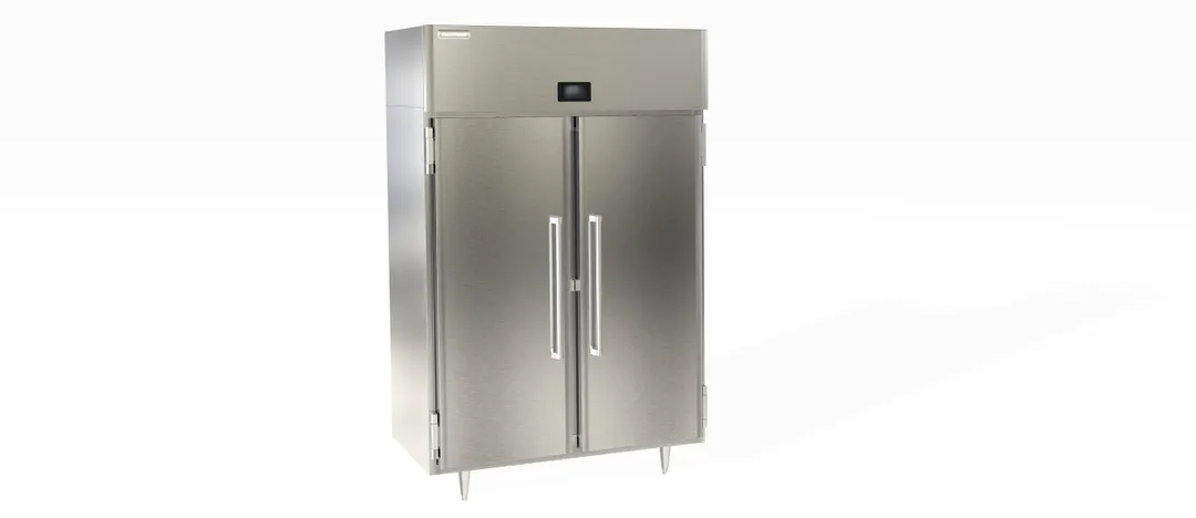 Delfield DSLH2-S 2-Section Reach-In Heated Holding Cabinet, 46.5 cu ft, 2 Solid Doors, Stainless Steel, 208-240V