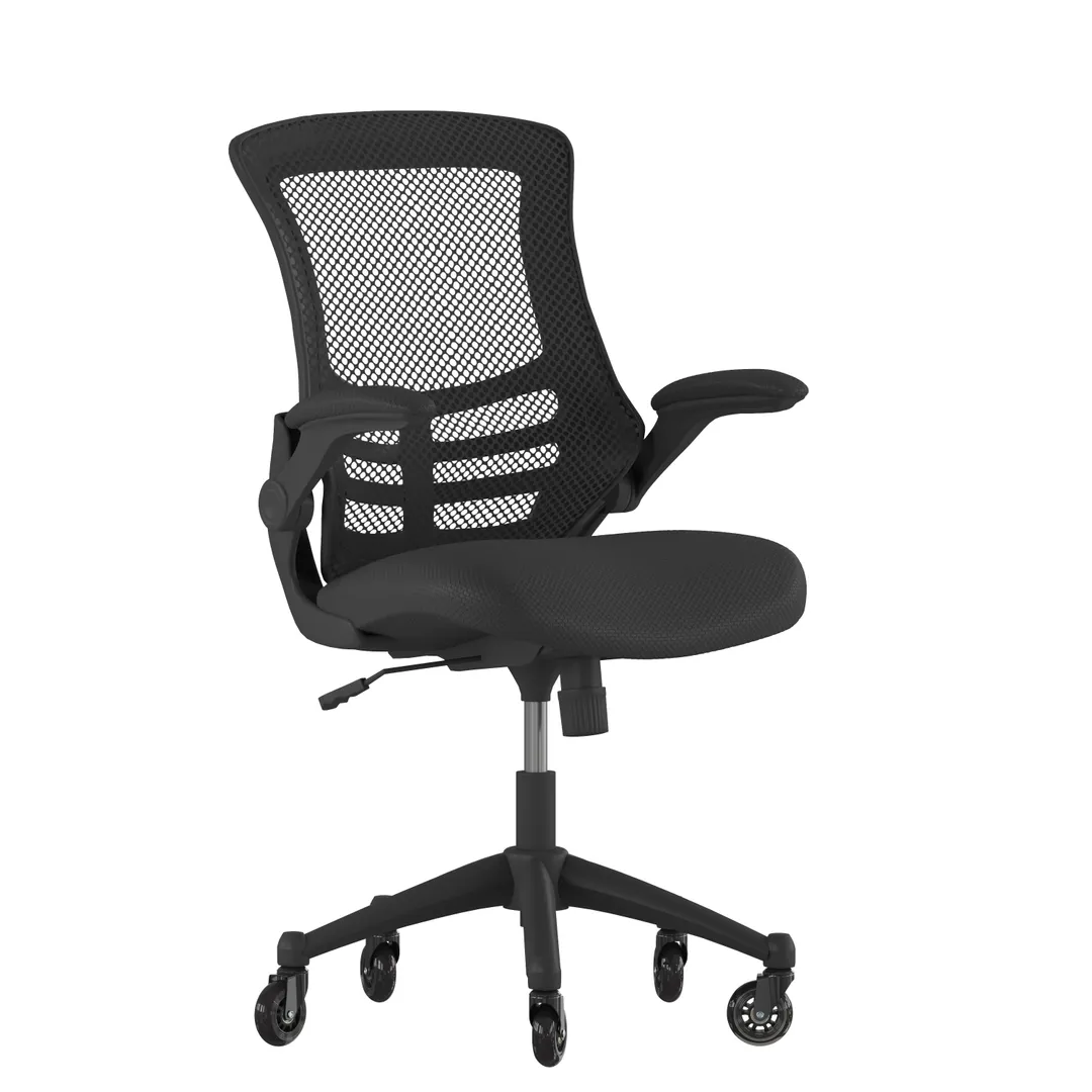Fabric Ergonomic Swivel Task Chair - Thumbnail 3