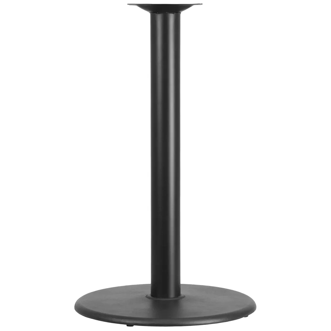 Flash Furniture XU-TR24-BAR-GG 24" dia. Cast Iron Table Base, Bar Height, Powder Coated Black Finish