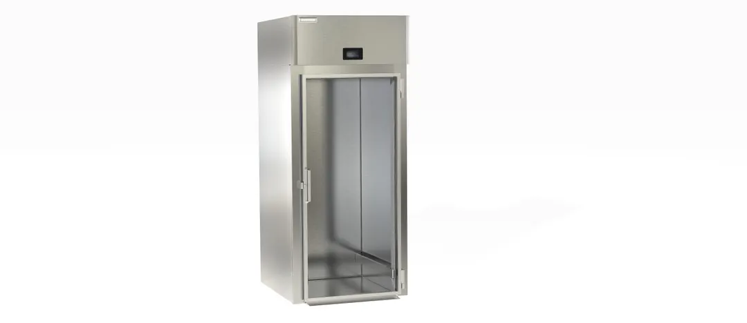 Delfield DSLHRI1-G 1-Section Heated Holding Cabinet, 33.6 cu ft, Clear Glass Door, Stainless Steel Finish, Roll-In