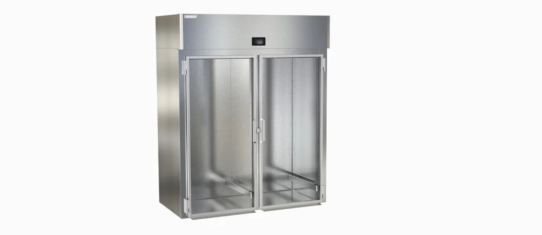 Delfield DSLHRI2-G 2-Section Roll-In Heated Holding Cabinet, 67.2 cu ft, Glass Doors, Stainless Steel, easyTouch Screen