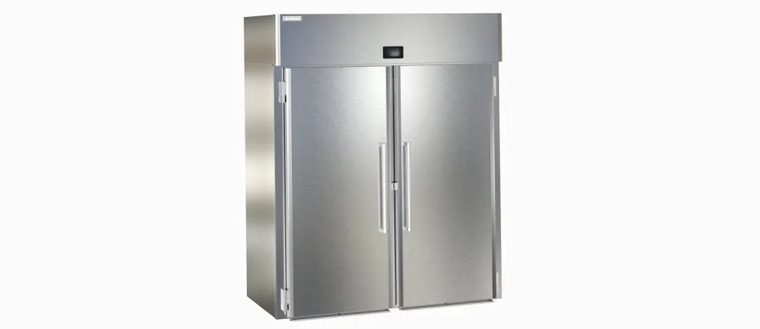 Delfield DSLHRI2-S 2-Section "Full Height" 2-Door Solid Door Heated Holding Cabinet, 67.2 cu ft, Stainless Steel